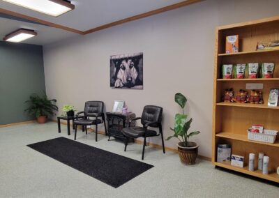 lobby and sitting area